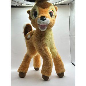 Vintage Disney Bambi Plush 14" Stuffed Animal Mattel 1992 Standing Bendable Legs